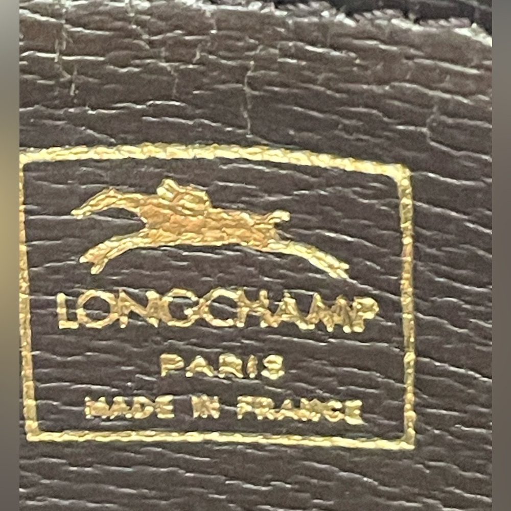 Vintage Longchamp Paris Monogram Clutch | Made in France | Rare Equestrian - Picture 4 of 11